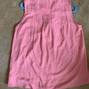 NWT pink sleeveless shirt